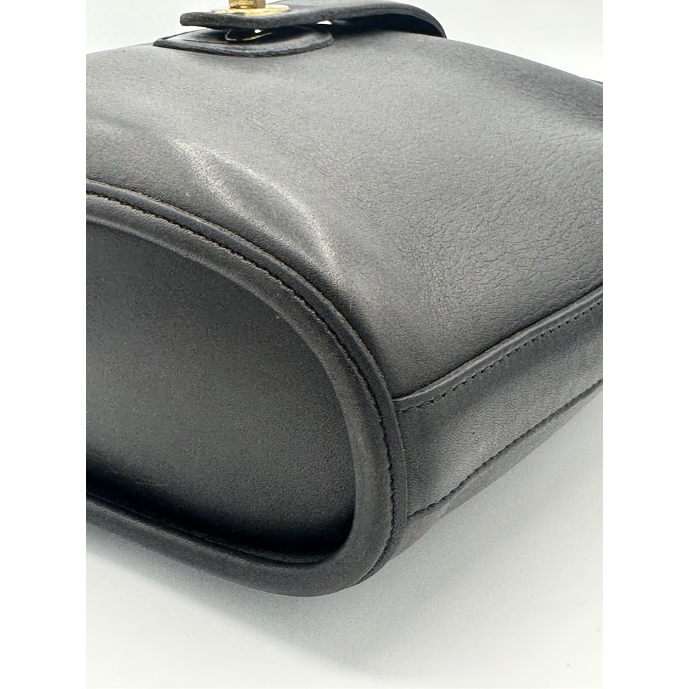 Vintage Coach 9948 "Nottingham Bag" /Binocular Bag, Black – Made in USA 1995 - Picture 6 of 9